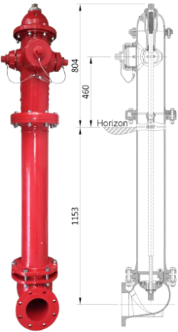 ART. 66/FM IDRANTE SOPRASUOLO AWWA C 502